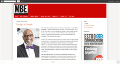 Desktop Screenshot of blog.mbemag.com